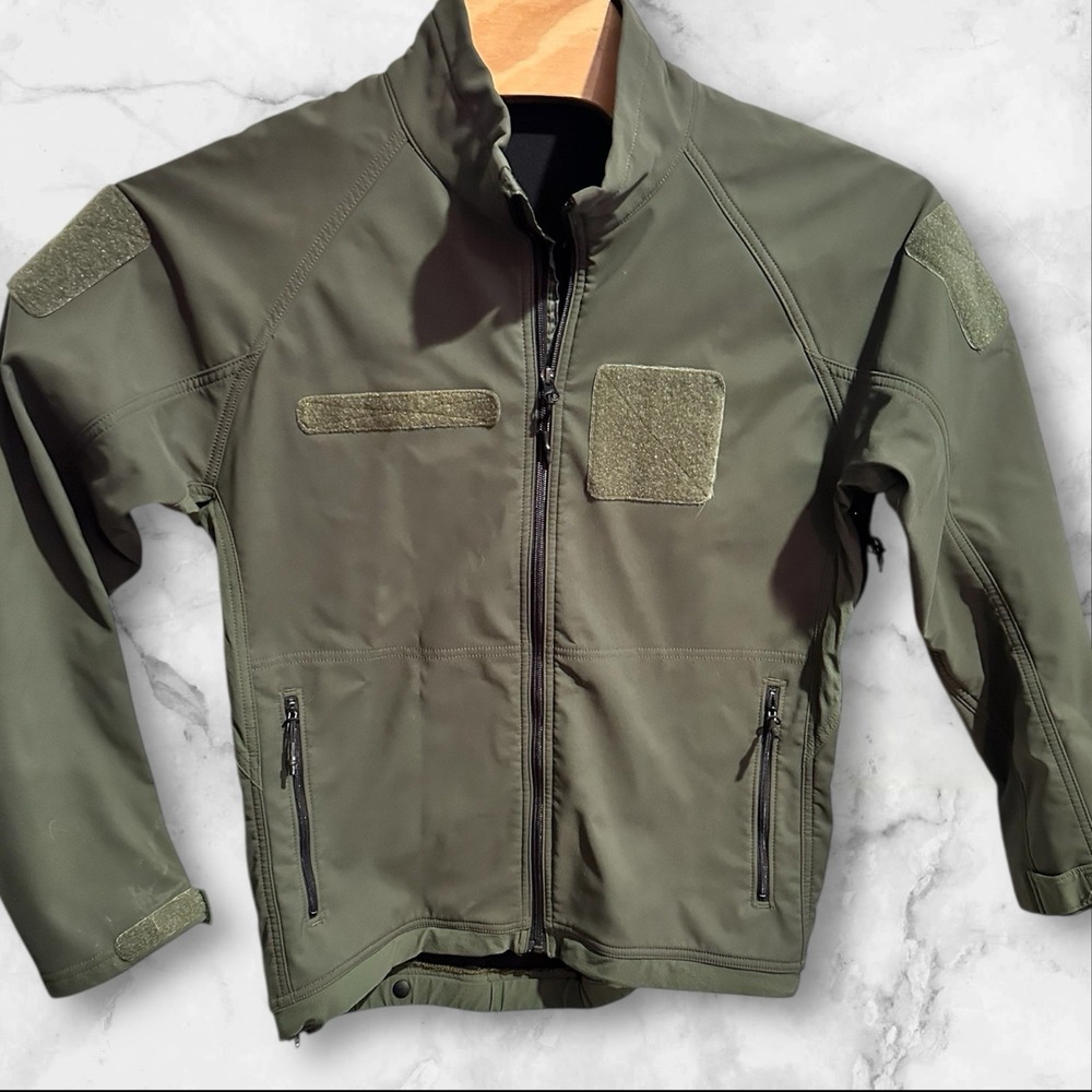 Beyond Clothing Systems Softshell Patrol Jacket Green Men's Sz Large Made In USA